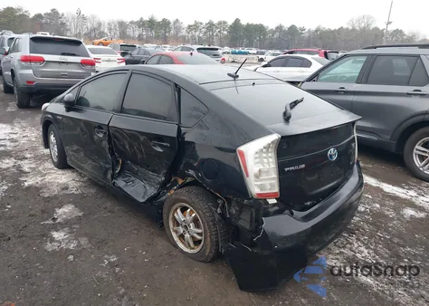 2011 Toyota Prius Three from USA, damaged, VIN JTDKN3DU4B5284912